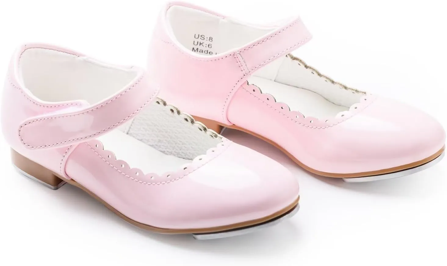 ARCLIBER Tap Shoes for Girls and Boys Easy Strap Tap Dance Shoes for Toddler/Little Kid/Big Kid