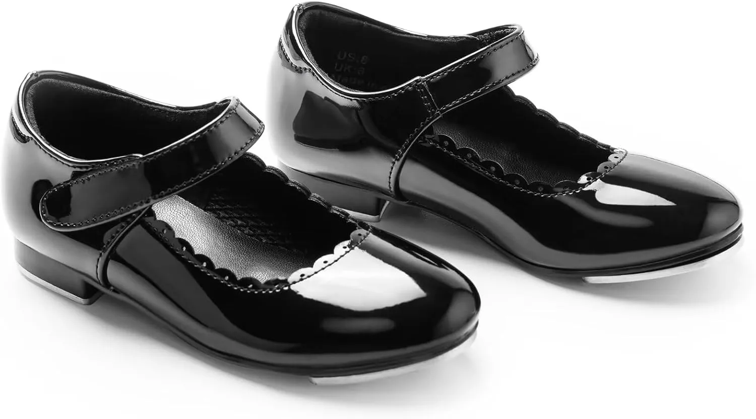 ARCLIBER Tap Shoes for Girls and Boys Easy Strap Tap Dance Shoes for Toddler/Little Kid/Big Kid