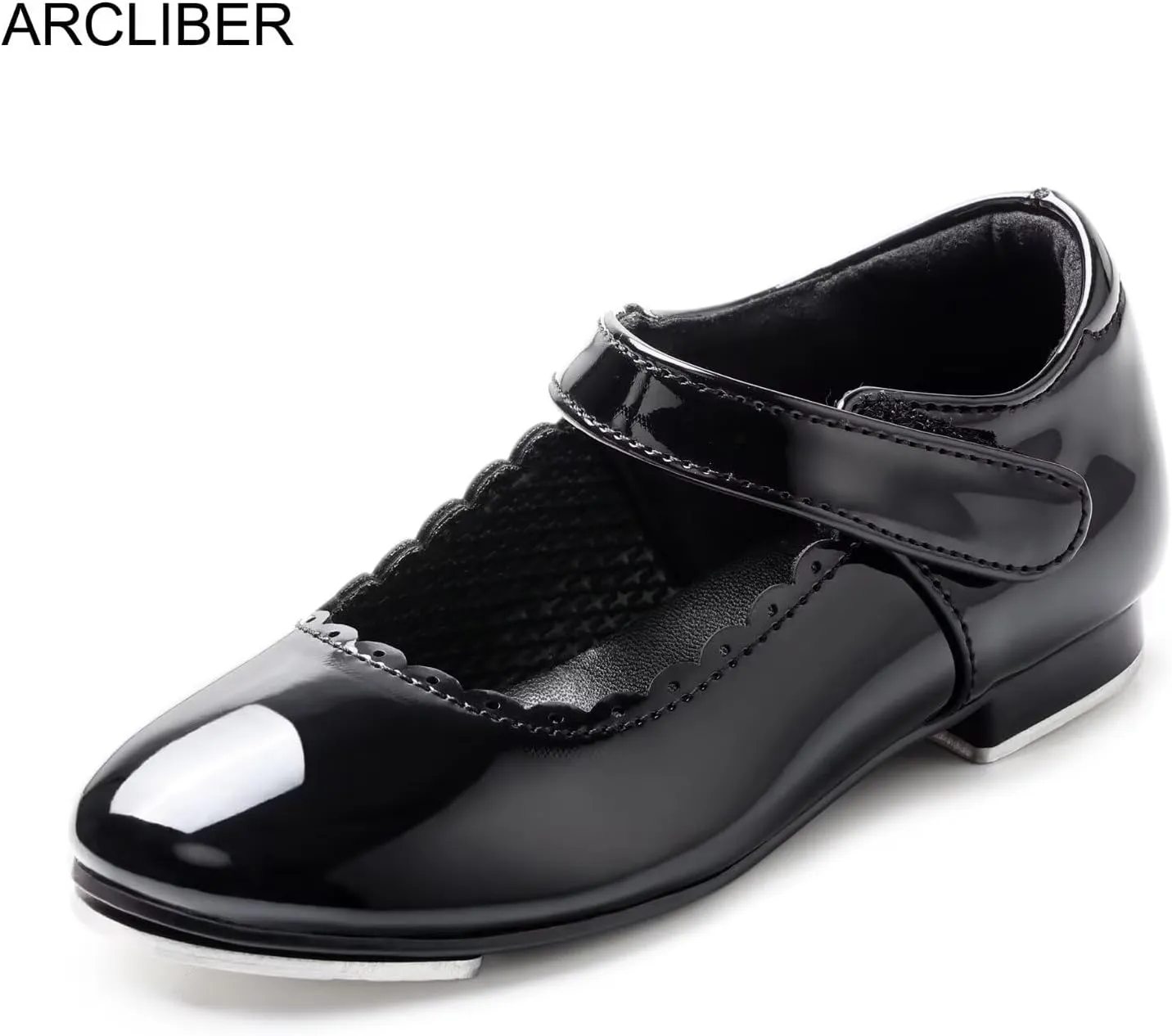 ARCLIBER Tap Shoes for Girls and Boys Easy Strap Tap Dance Shoes for Toddler/Little Kid/Big Kid