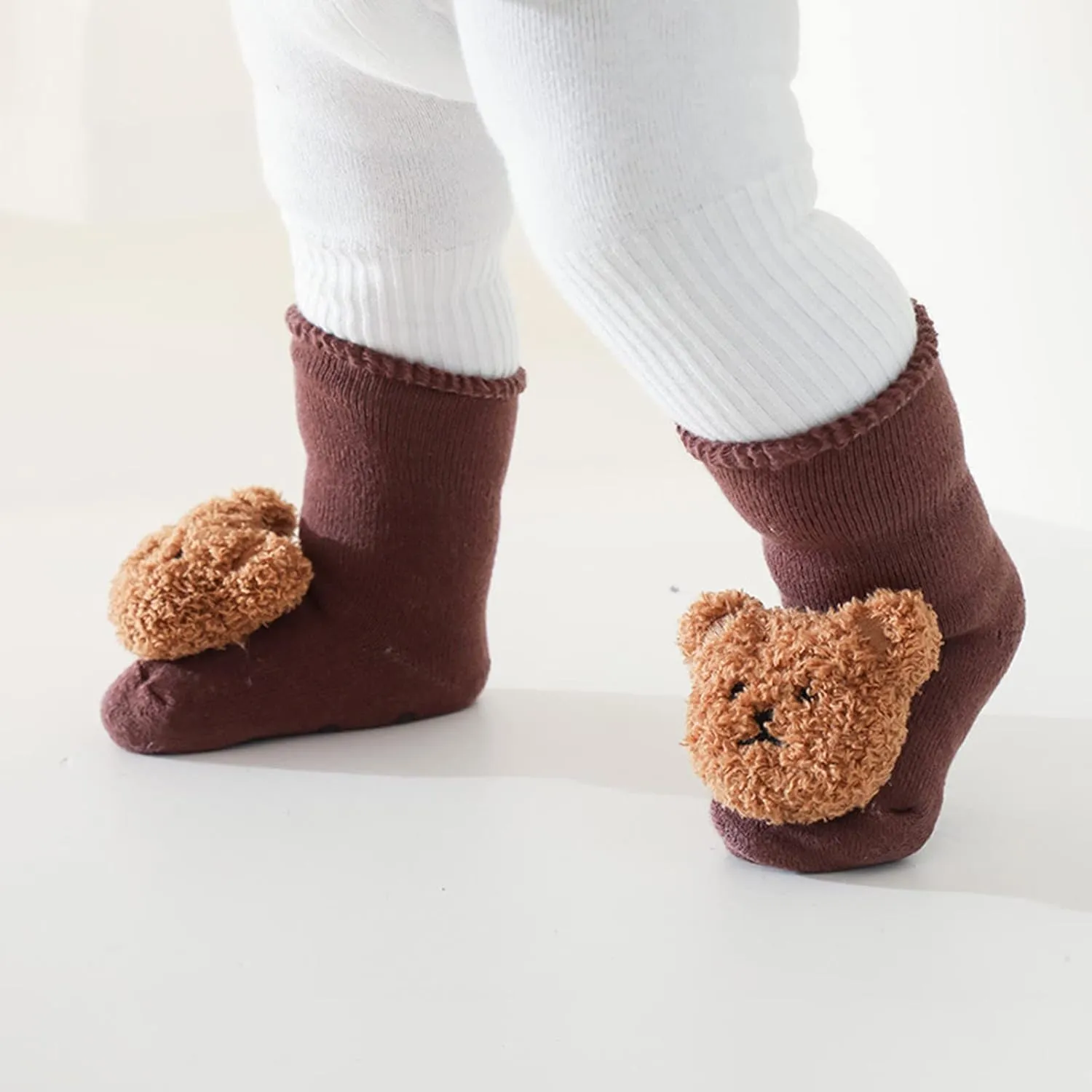 Baby Booties Newborn Infant Sock Shoes - Hand Knitting Crochet Boy & Girl Cozy Winter Shoes