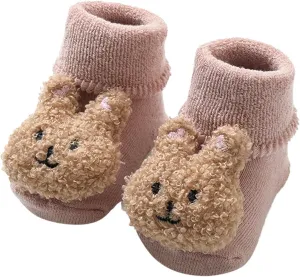 Baby Booties Newborn Infant Sock Shoes - Hand Knitting Crochet Boy & Girl Cozy Winter Shoes