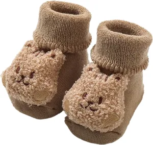 Baby Booties Newborn Infant Sock Shoes - Hand Knitting Crochet Boy & Girl Cozy Winter Shoes