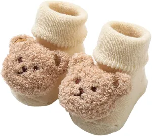 Baby Booties Newborn Infant Sock Shoes - Hand Knitting Crochet Boy & Girl Cozy Winter Shoes
