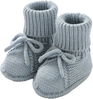 Baby Booties Newborn Sock Shoes Hand Knitting Crochet Infant Boy Girl Cozy Shoes Indoor Breathable Walking Shoes