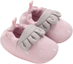 Baby Moccasins Infant Shoes Strawberry Prints Soft Soled Non Slip Socks Baby Floor Shoes Socks Spring Fall Flat