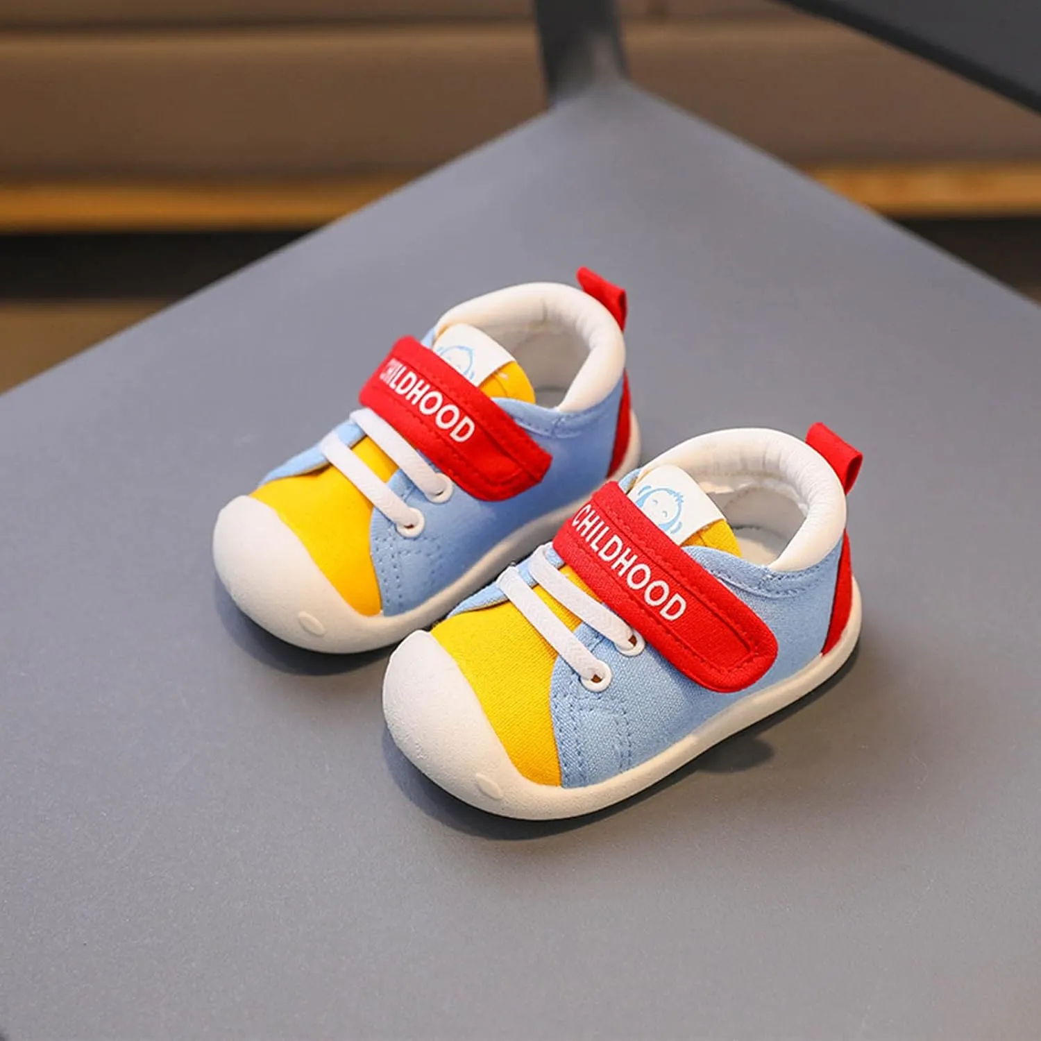 Baby Shoes Infant Boy Girl First Walker Shoes Toddler Walking Shoes Lightweight Non-Slip Slip-On Sneakers Breathable