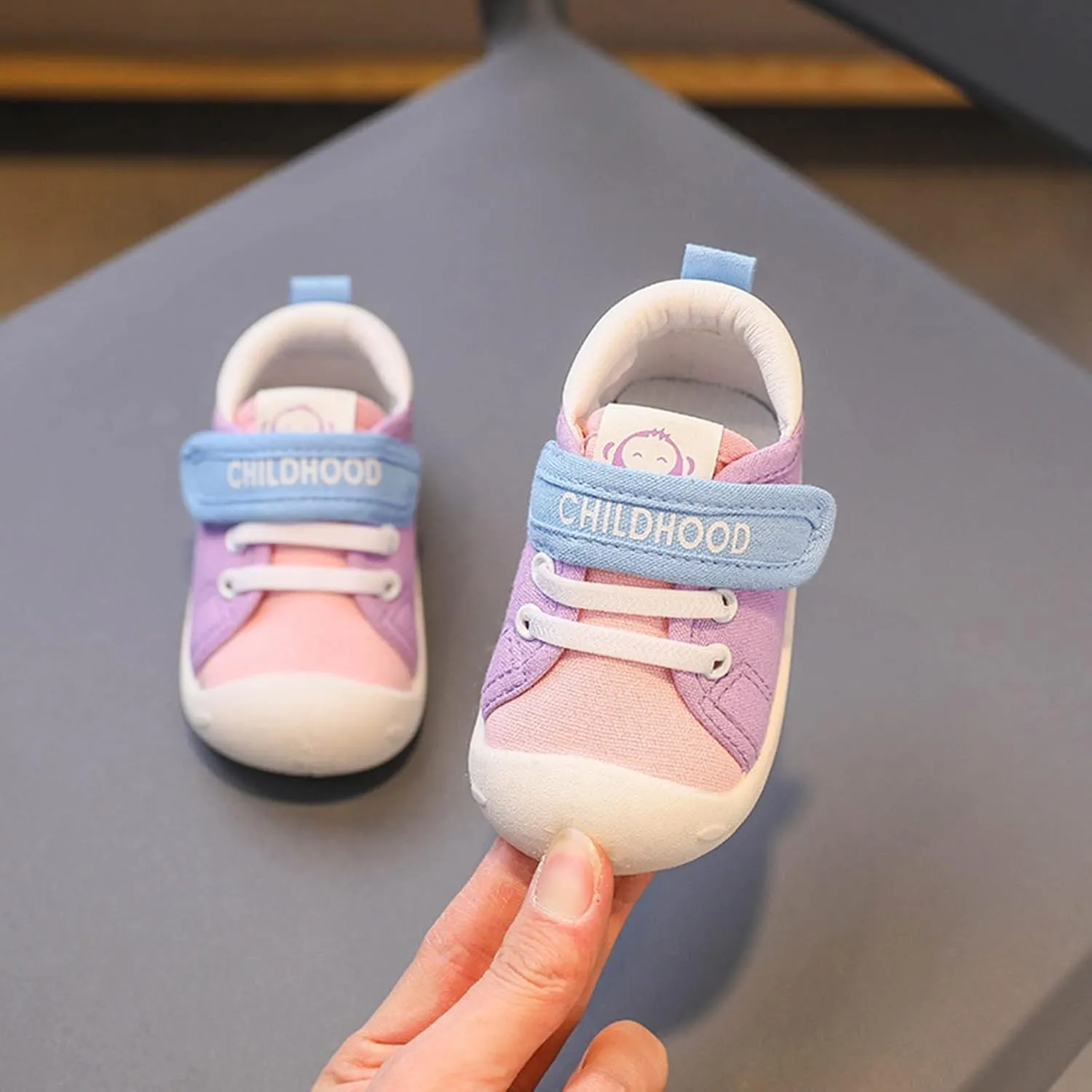 Baby Shoes Infant Boy Girl First Walker Shoes Toddler Walking Shoes Lightweight Non-Slip Slip-On Sneakers Breathable