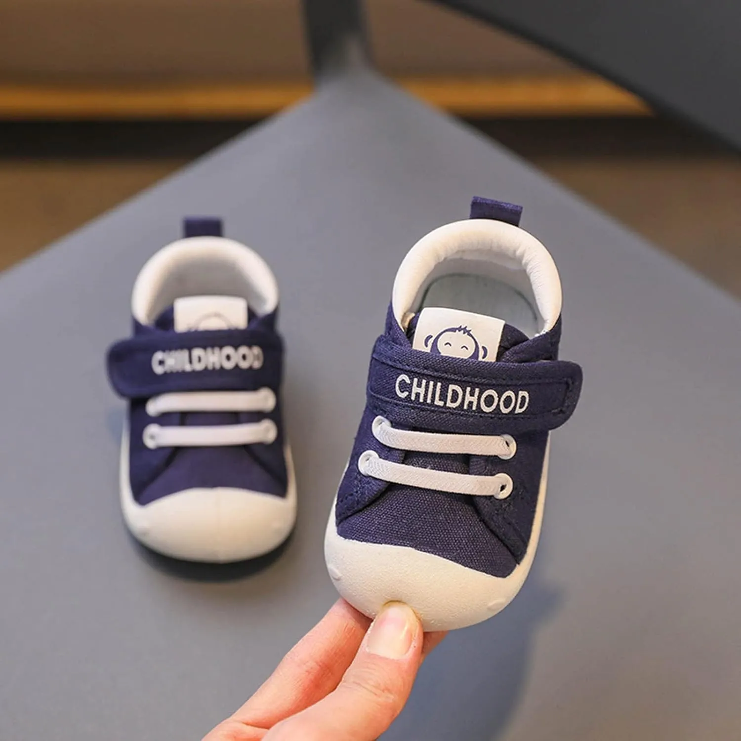 Baby Shoes Infant Boy Girl First Walker Shoes Toddler Walking Shoes Lightweight Non-Slip Slip-On Sneakers Breathable