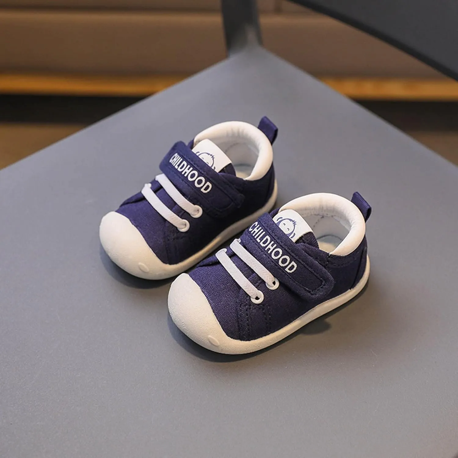 Baby Shoes Infant Boy Girl First Walker Shoes Toddler Walking Shoes Lightweight Non-Slip Slip-On Sneakers Breathable