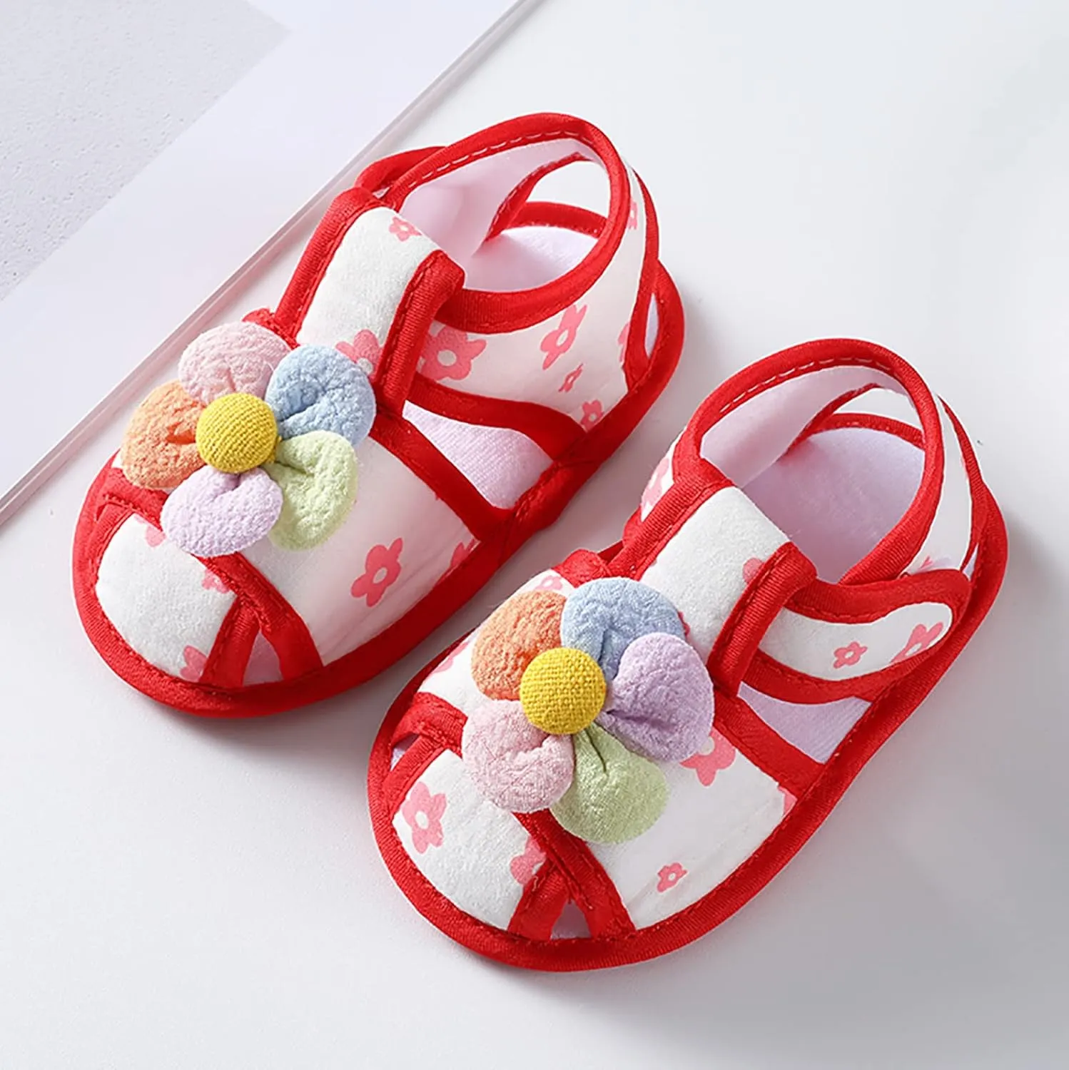 Baby Slippers Shoes Infant Girls Open Toe Bowknot Tie Dye Shoes First Walkers Shoes Summer Toddler Water Shoes Toddler 6
