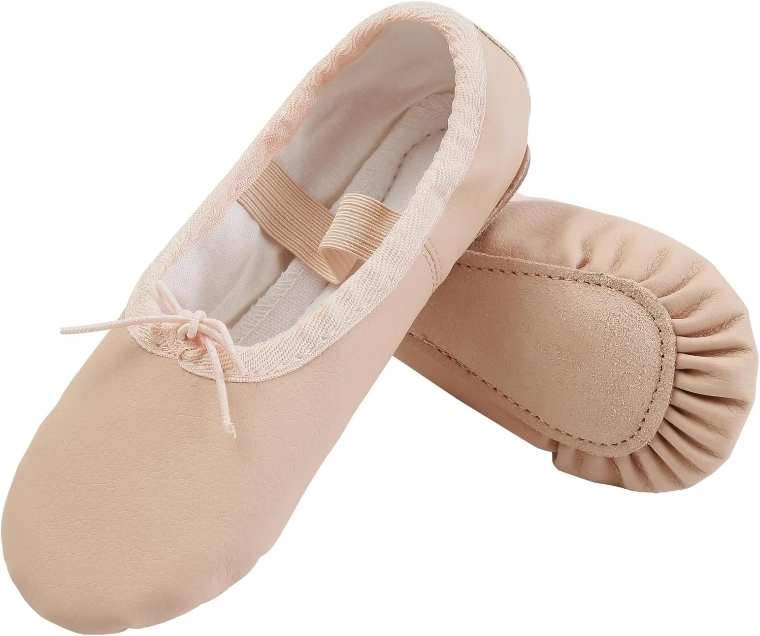 Ballet Shoes for Girls, Leather Ballet Slippers for Toddlers/Kids/Women