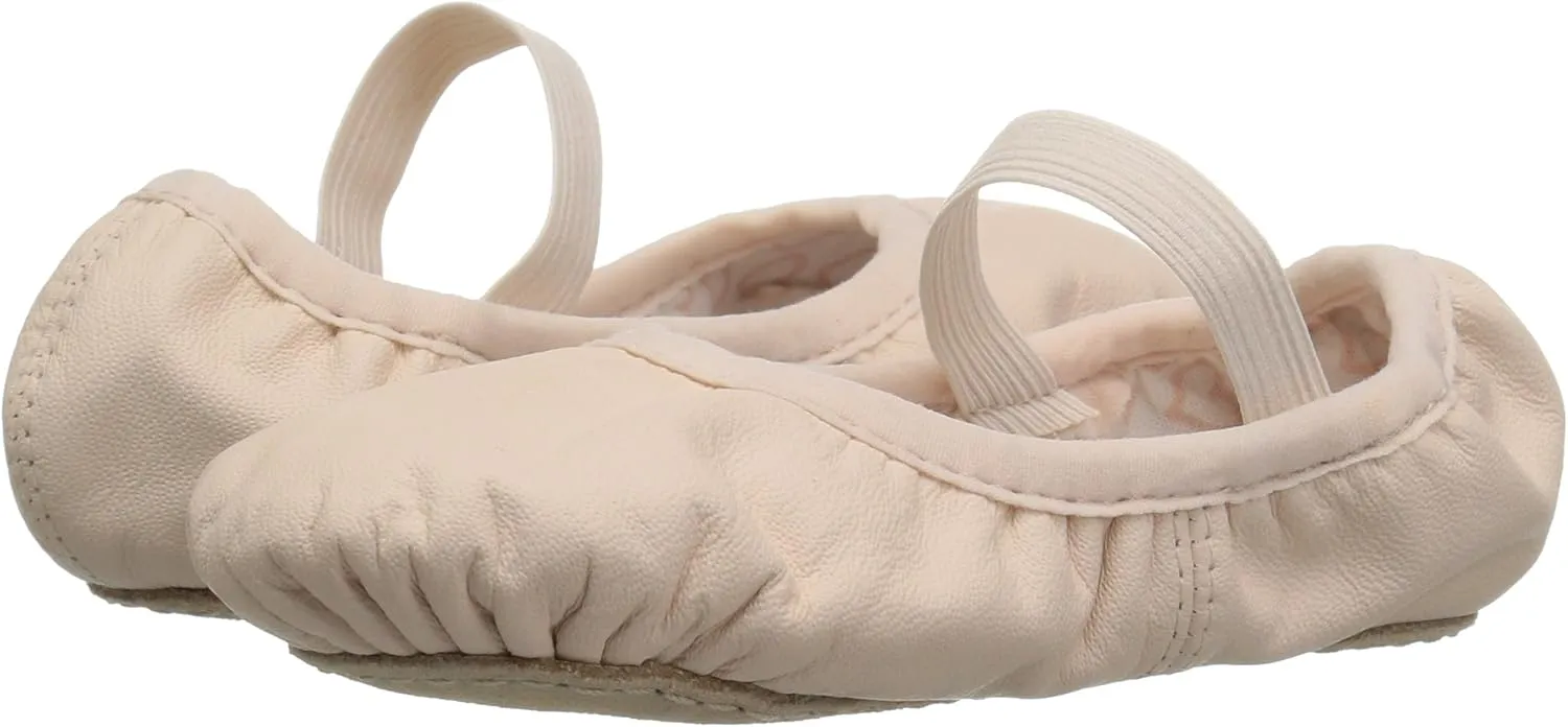 Bloch Girl's Soft Leather Upper, Flexibility Full Suede Outsole