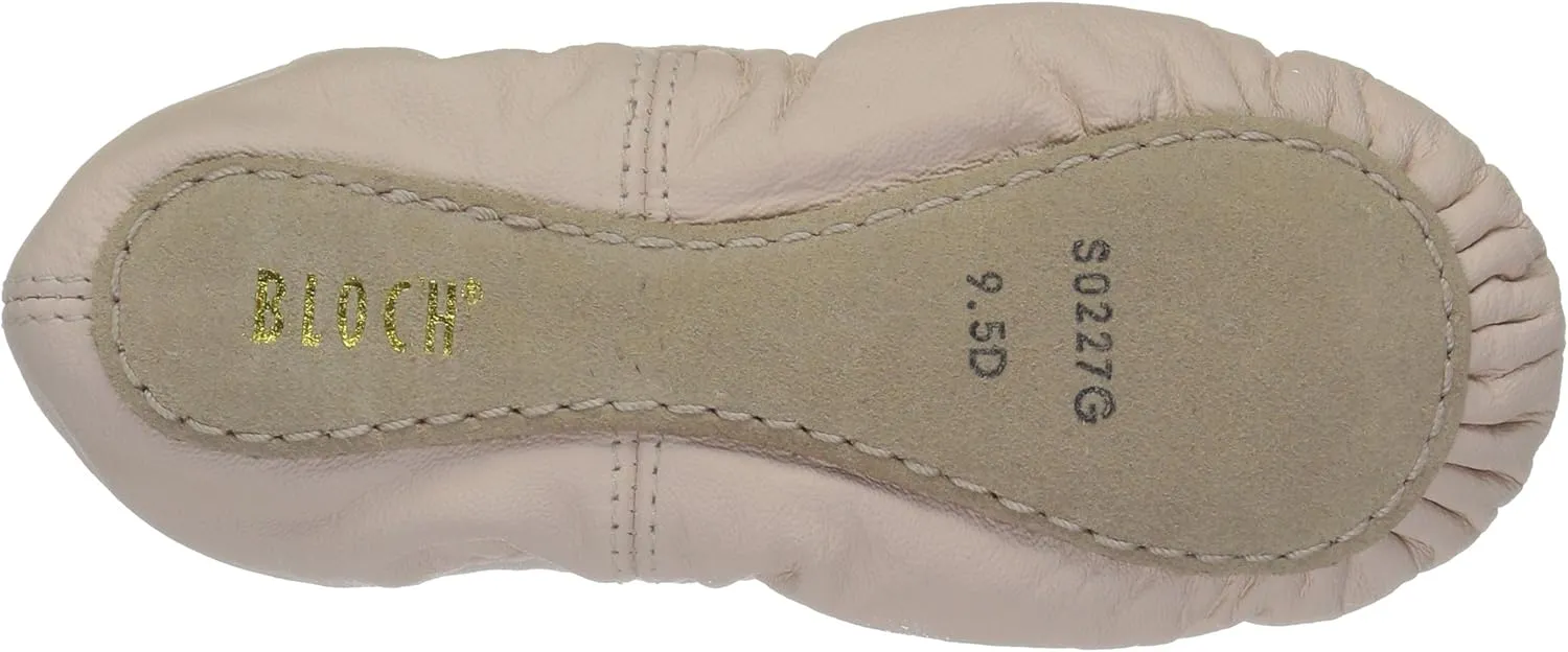 Bloch Girl's Soft Leather Upper, Flexibility Full Suede Outsole