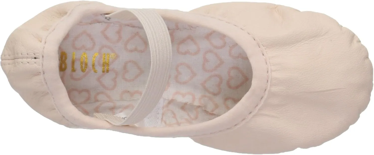 Bloch Girl's Soft Leather Upper, Flexibility Full Suede Outsole