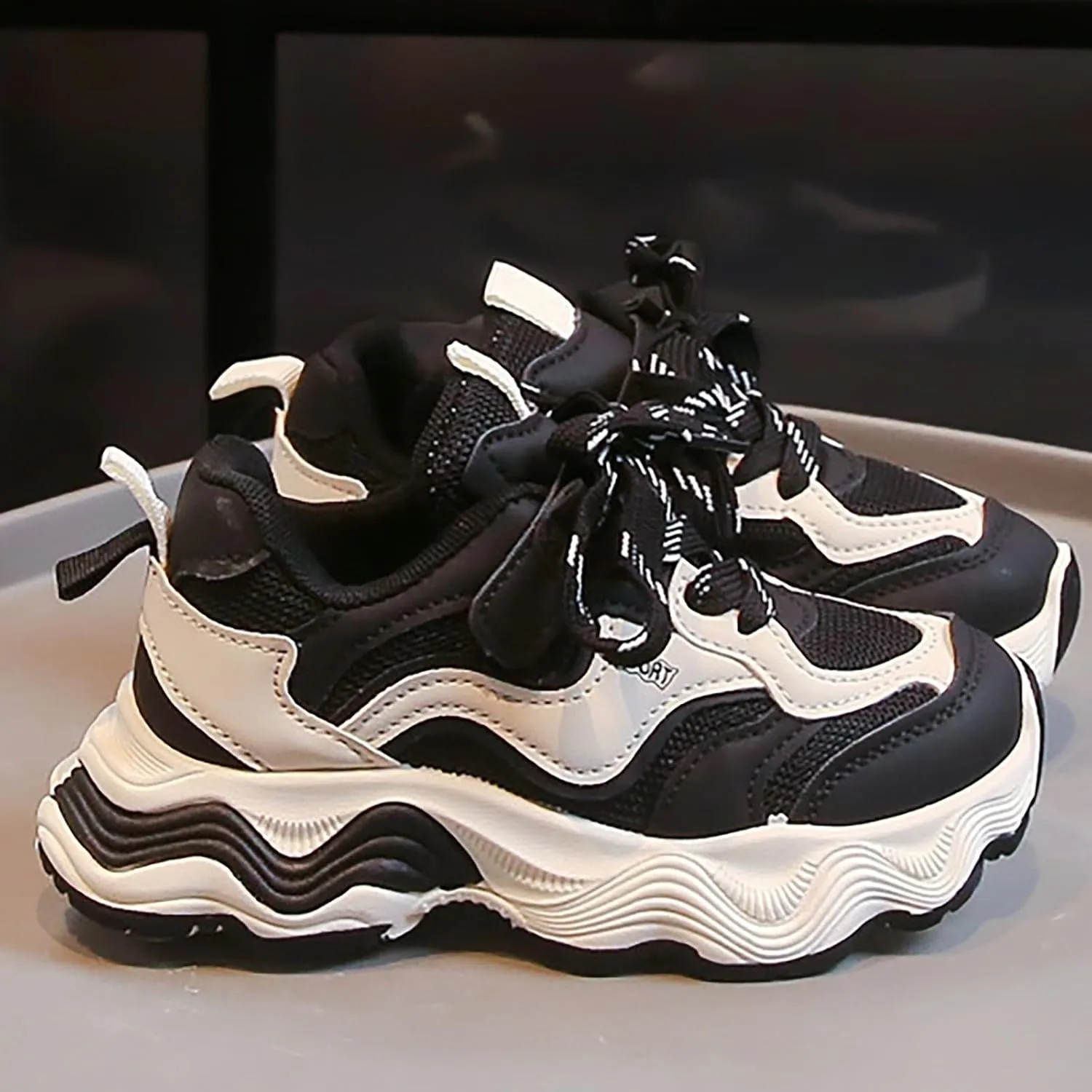 Boys Girls Shoes Kids Sneakers Lightweight Breathable Tennis Athletic Running Shoes for Toddler/Little Kid/Big Kid