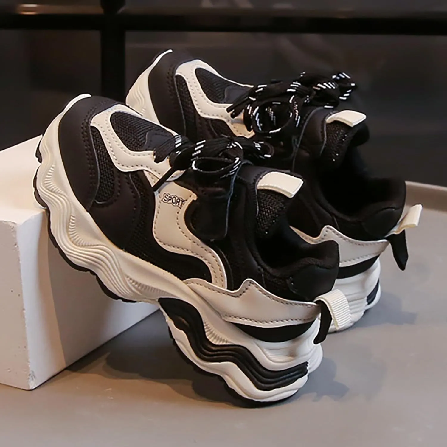 Boys Girls Shoes Kids Sneakers Lightweight Breathable Tennis Athletic Running Shoes for Toddler/Little Kid/Big Kid