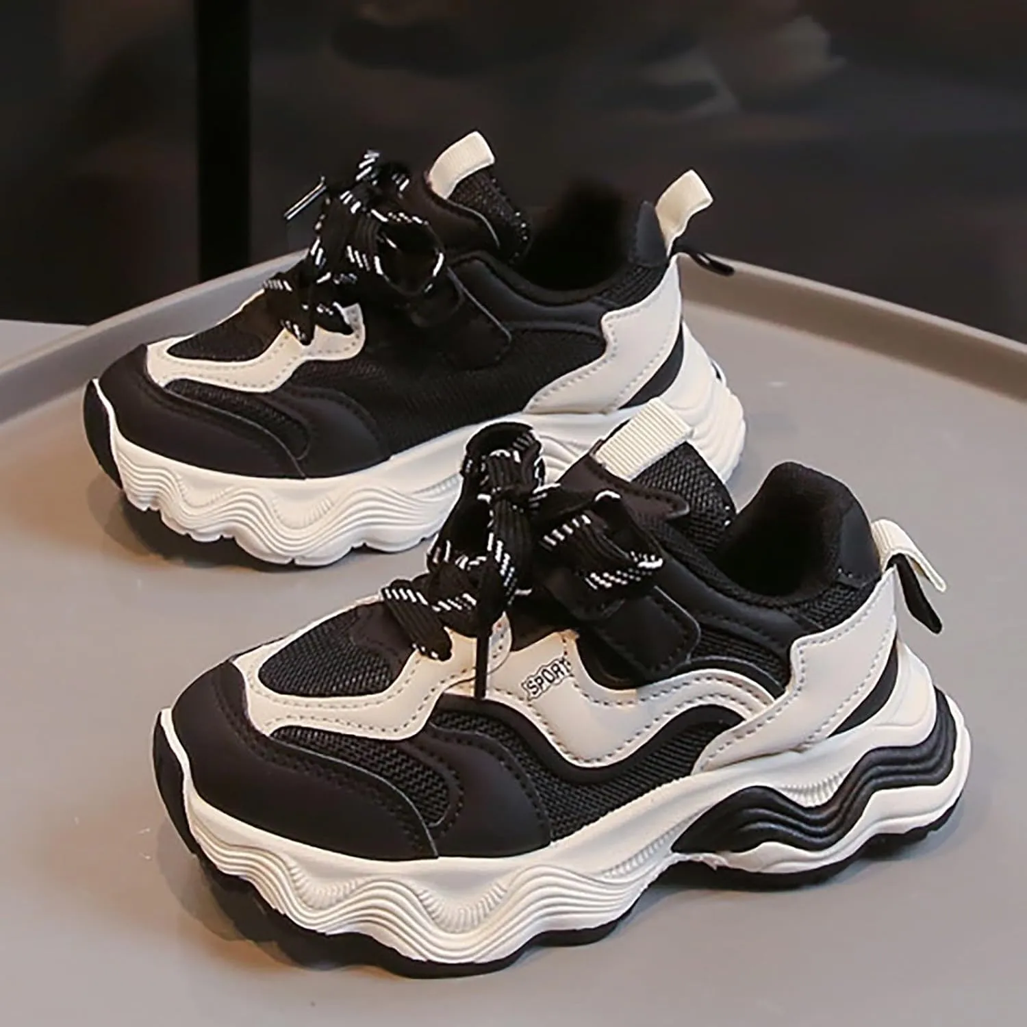 Boys Girls Shoes Kids Sneakers Lightweight Breathable Tennis Athletic Running Shoes for Toddler/Little Kid/Big Kid