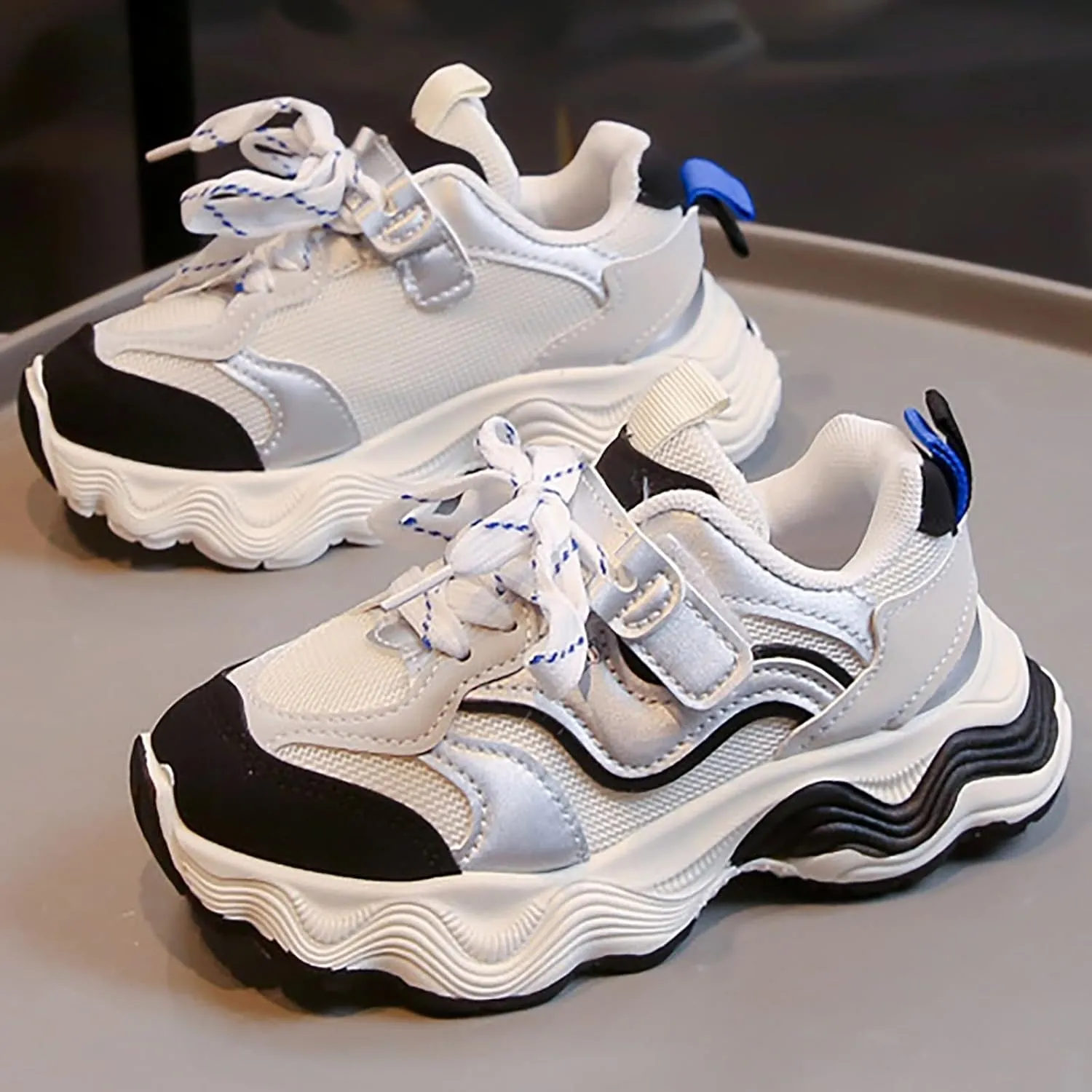 Boys Girls Shoes Kids Sneakers Lightweight Breathable Tennis Athletic Running Shoes for Toddler/Little Kid/Big Kid
