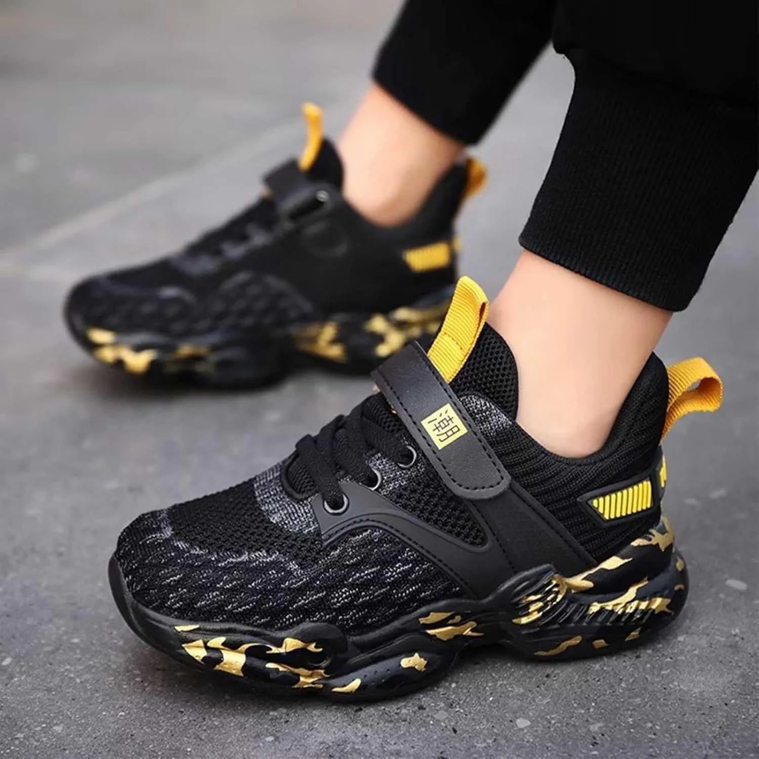 Boys Girls Tennis Running Shoes Kids Soft Mesh Breathable Athletic Sports Gym Sneakers for Little/Big Kid