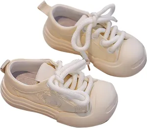 Boys School Shoes Boy's Girl's Canvas Shoes Slip-On Lightweight Fashion Sneakers Casual Lace up Walking