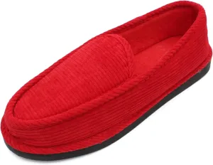 Bright Men's Corduroy House Slippers