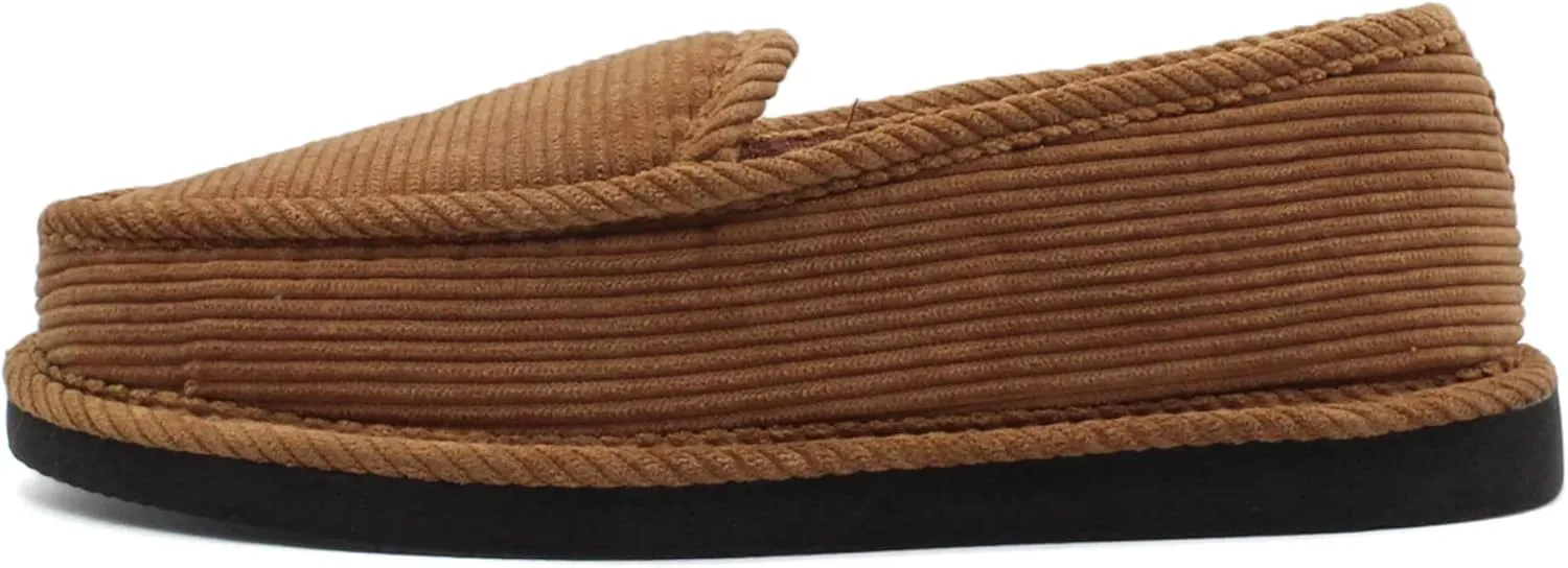 Bright Men's Corduroy House Slippers