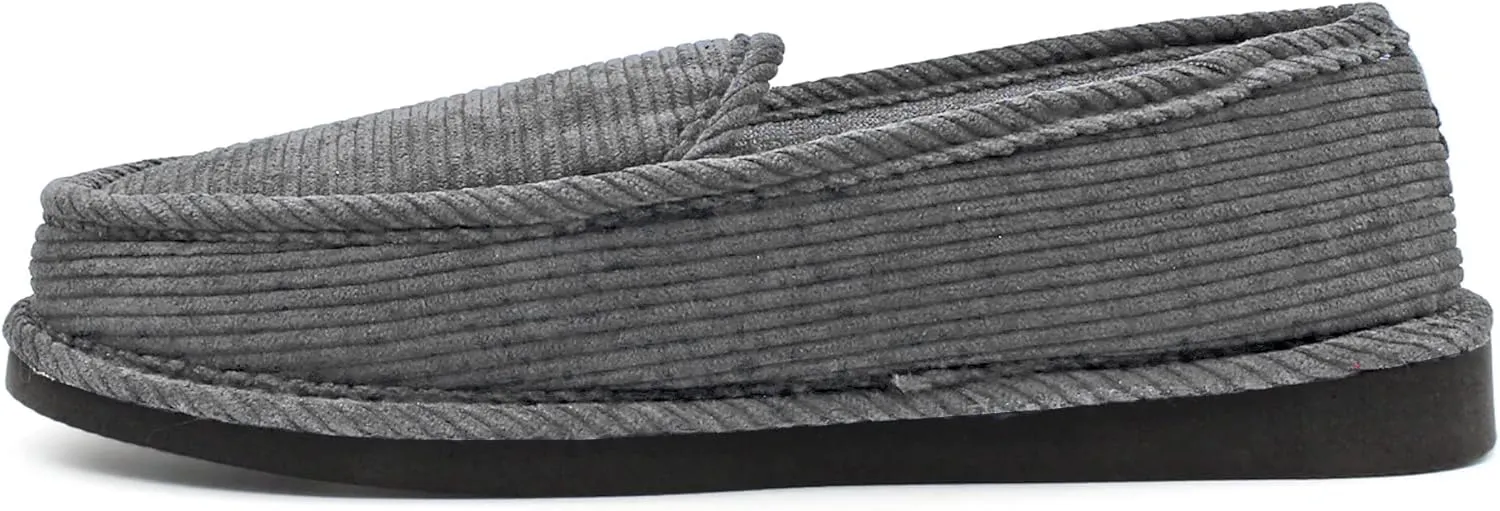 Bright Men's Corduroy House Slippers