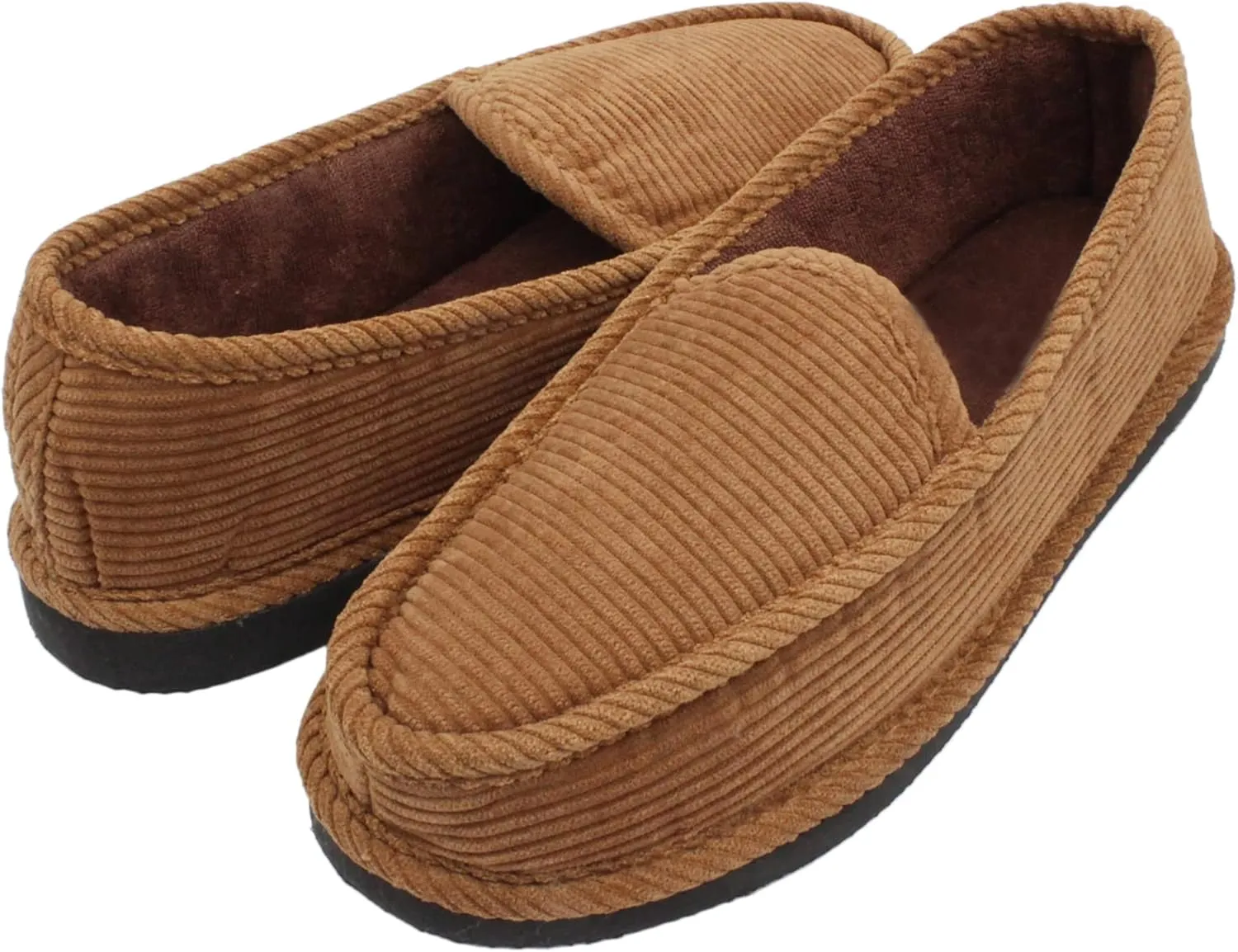 Bright Men's Corduroy House Slippers