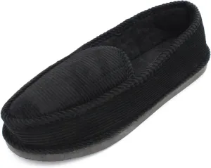 Bright Men's Corduroy House Slippers