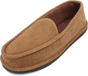 Bright Men's Corduroy House Slippers