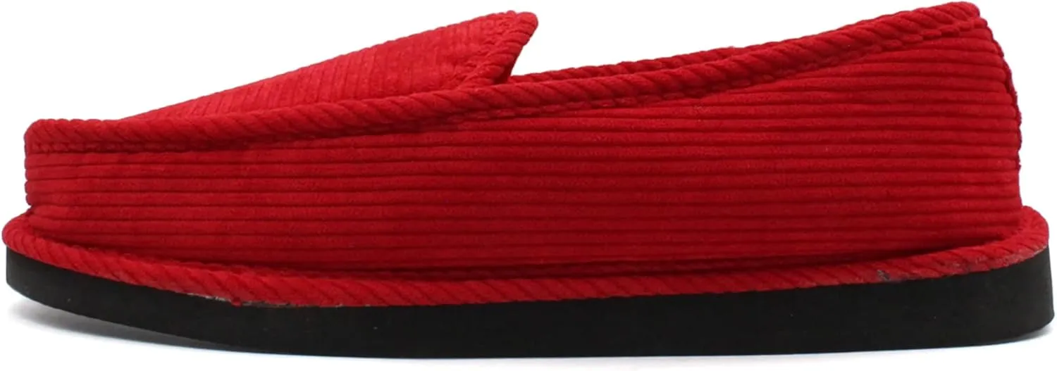Bright Men's Corduroy House Slippers