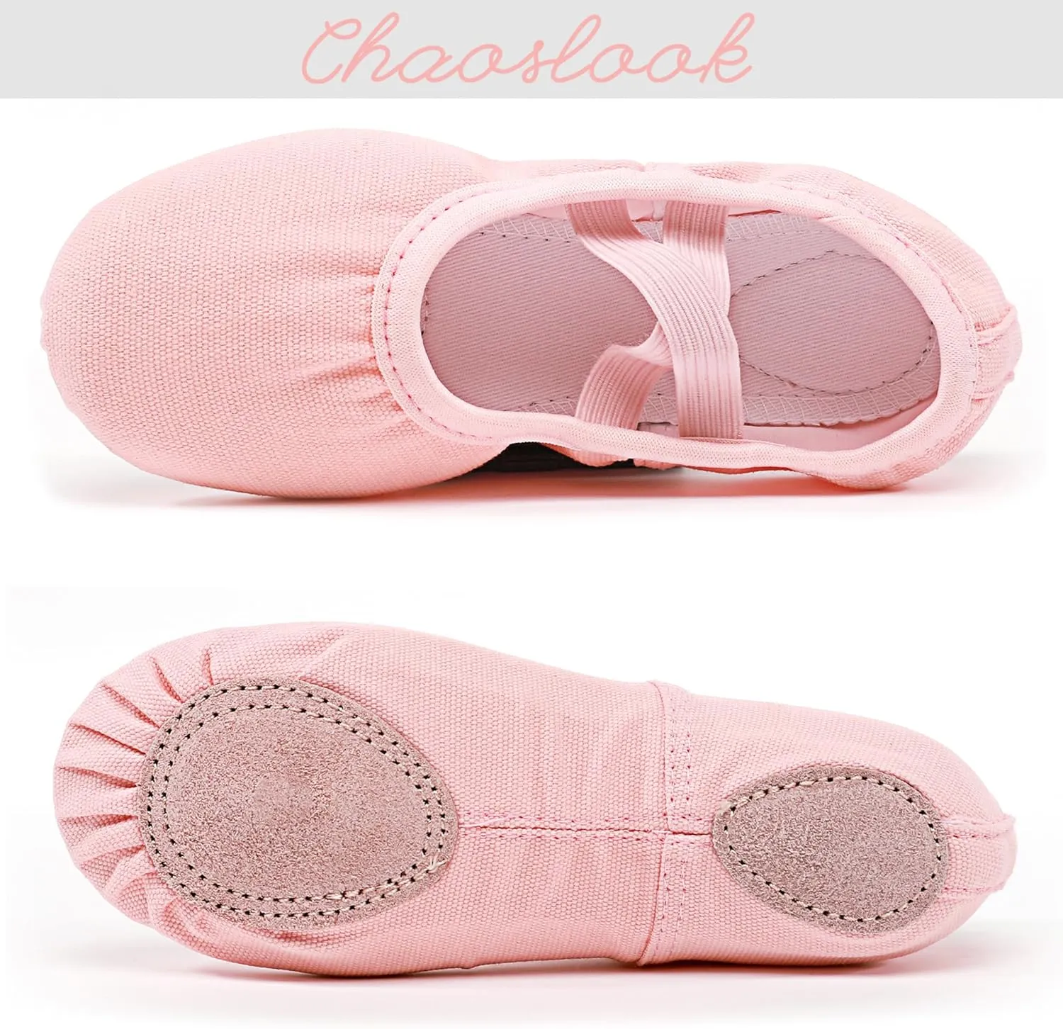 Canvas Ballet Dance Shoes Girls Womens Ballet Shoes Stretch Split Sole for Perform Dance Yoga