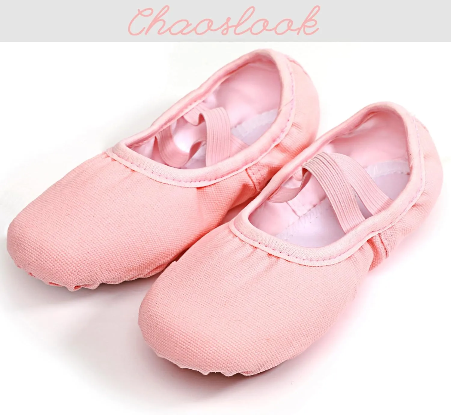 Canvas Ballet Dance Shoes Girls Womens Ballet Shoes Stretch Split Sole for Perform Dance Yoga
