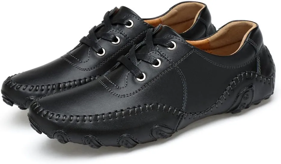 ChicWind Men's Comfy Driving Car Leather Loafers Boat Shoes Moccasins