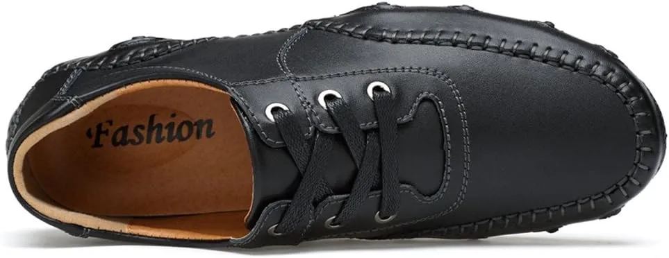 ChicWind Men's Comfy Driving Car Leather Loafers Boat Shoes Moccasins