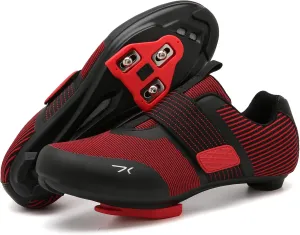 Cycling Shoes for Men and Women Road Bike Compatible with Peloton Pre-Installed with Delta Cleats Bicycle Riding Footwear Shoes