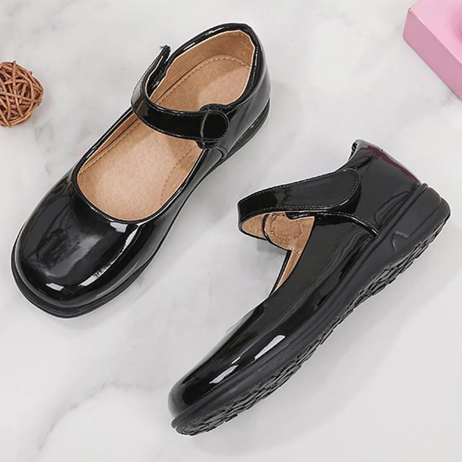Dress Shoes Girls Kids Leather Oxfords Princess Wedding Party School Uniform Formal Shoes