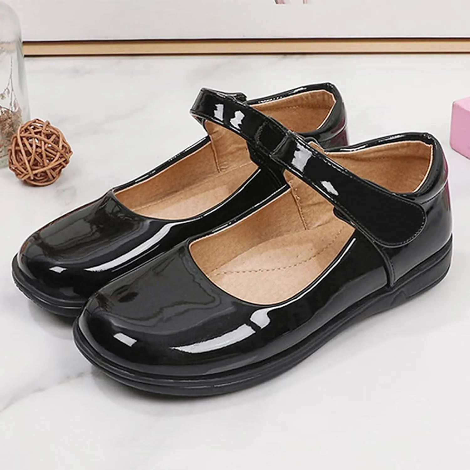 Dress Shoes Girls Kids Leather Oxfords Princess Wedding Party School Uniform Formal Shoes