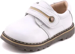 Femizee Toddler Boys Leather Loafers Comfort Uniform Oxford Dress Wedding Shoes