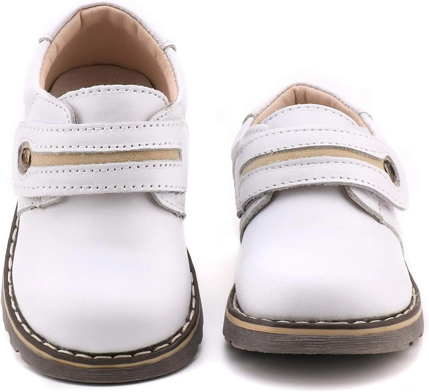 Femizee Toddler Boys Leather Loafers Comfort Uniform Oxford Dress Wedding Shoes