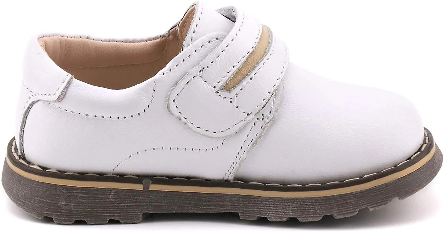 Femizee Toddler Boys Leather Loafers Comfort Uniform Oxford Dress Wedding Shoes