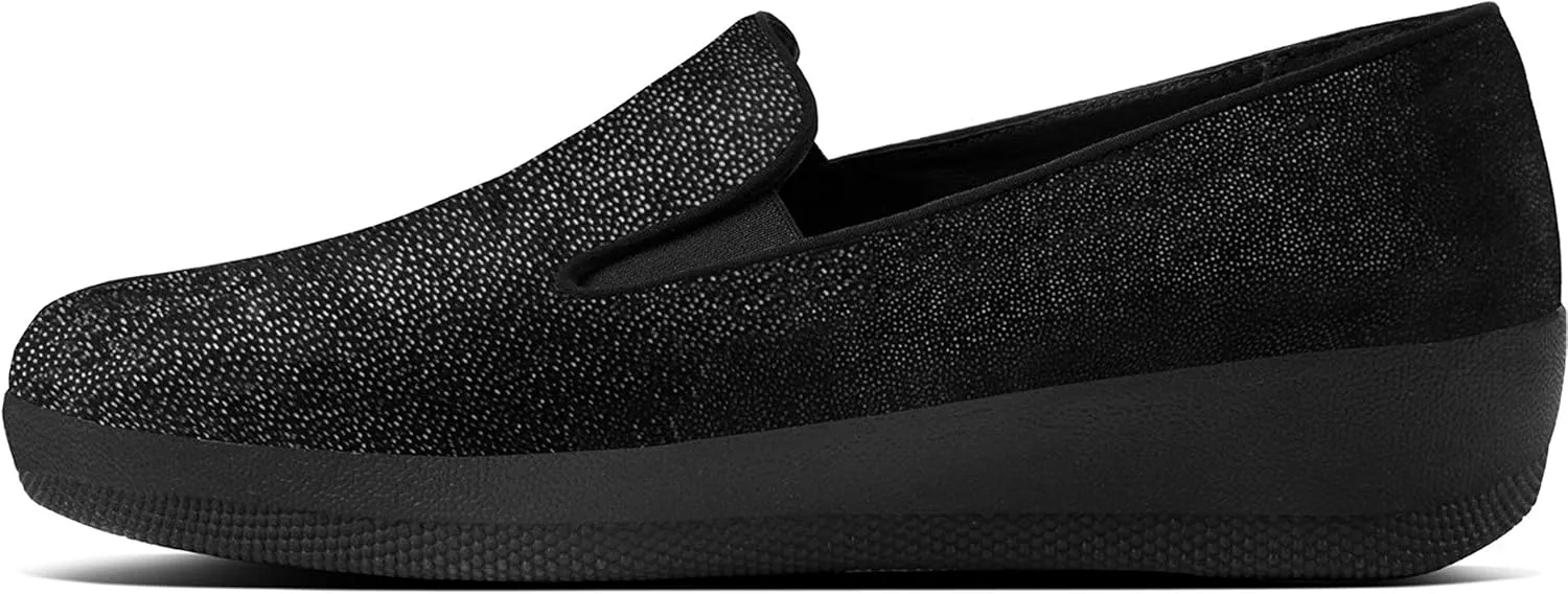 FitFlop Women's Superskate Leather Loafers Flat