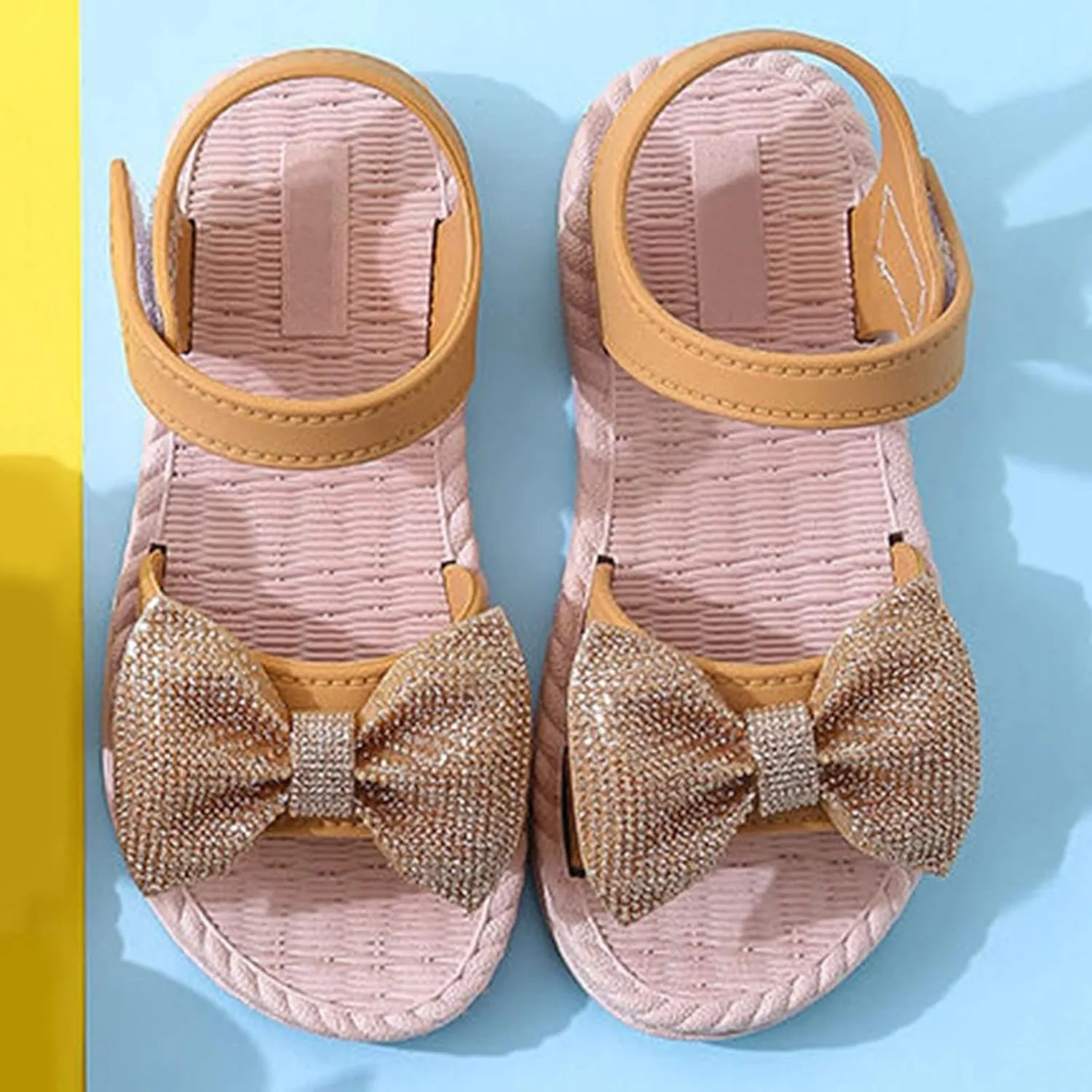 Flip Flops Kids Size 2 Toddler Kids Infant Girls Soild Bowknot Princress Shoes Soft Slipper for Girls Size 4