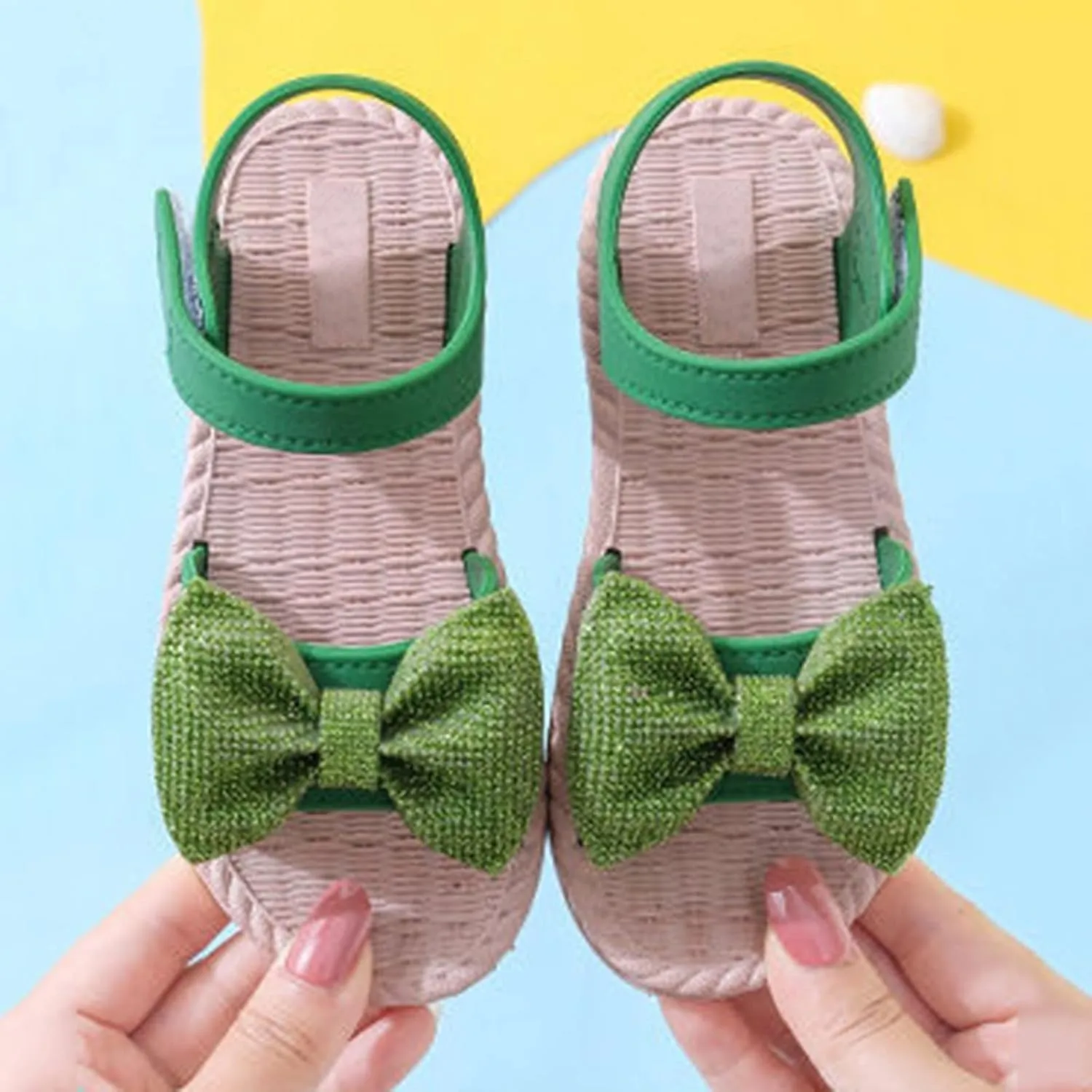 Flip Flops Kids Size 2 Toddler Kids Infant Girls Soild Bowknot Princress Shoes Soft Slipper for Girls Size 4