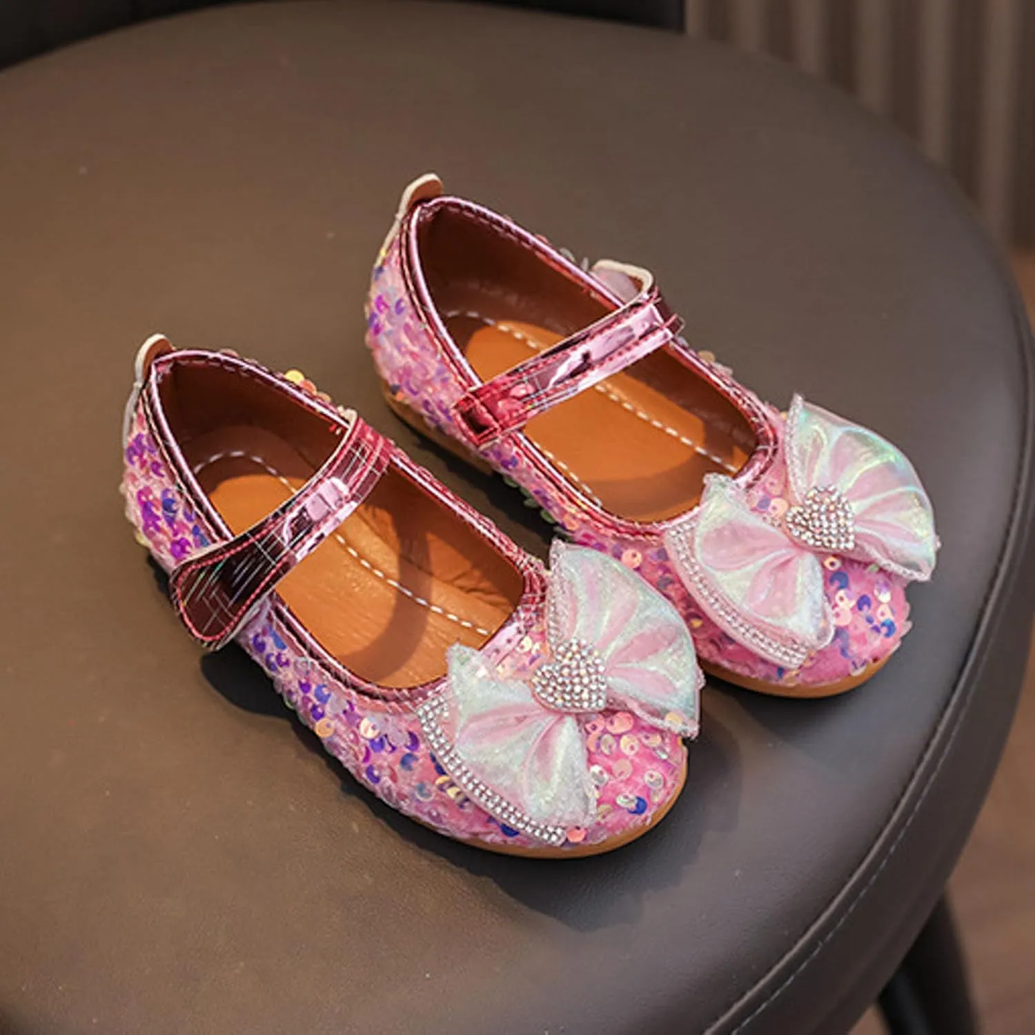 Girls Flat Dress Shoes School Oxfords Marry Jane Soft Sole PU Leather Newborn Infant First Walker Loafers Prewalker