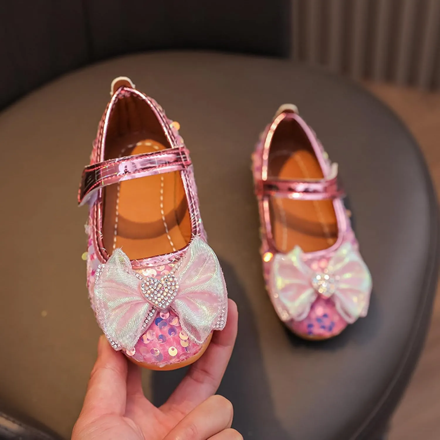 Girls Flat Dress Shoes School Oxfords Marry Jane Soft Sole PU Leather Newborn Infant First Walker Loafers Prewalker