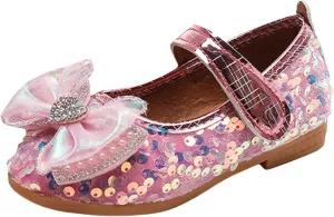 Girls Flat Dress Shoes School Oxfords Marry Jane Soft Sole PU Leather Newborn Infant First Walker Loafers Prewalker