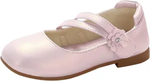 Girls Mary Jane Ballet Flats Flower Girl Dress Shoes Little Kids Flower Wedding Party Communion Shoes