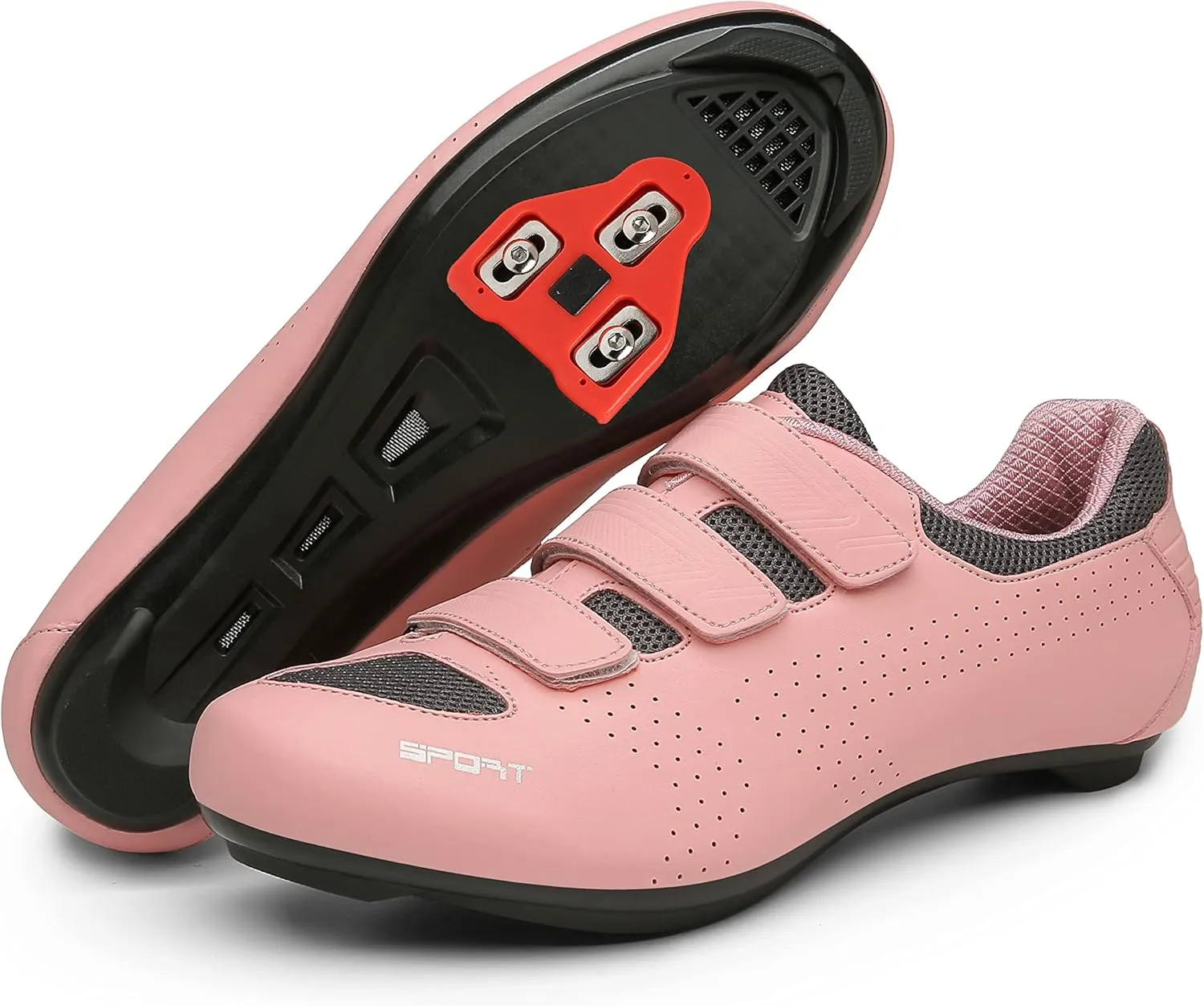 Honosuker Women's Men's Cycling Shoes Compatible with Peloton Delta SPD Spin Road Bike Bicycle Shoes