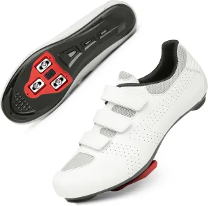 Honosuker Women's Men's Cycling Shoes Compatible with Peloton Delta SPD Spin Road Bike Bicycle Shoes